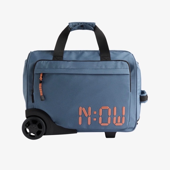 PARFOIS NYLON WEEKEND BAG/CARRY-ON WITH WHEELS - Picture 2 of 10